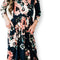 Girls Maxi Dress Floral 3/4 Long Sleeve Dresses with Pockets for Girls 6-12 Years