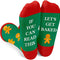 Funny Christmas Socks for Men, Holiday Socks Gingerbread Socks, Stocking Stuffers for Teen Secret Santa Gifts Christmas Gifts