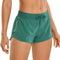 Athletic Shorts for Women with Zip Pocket, 2.5" Mid Waist Mesh Liner Shorts for Running Gym Workout