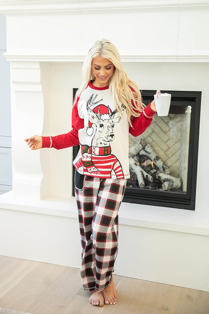 Pajamas for Women, Cute Pajama Pants and Long Sleeve Top Separates